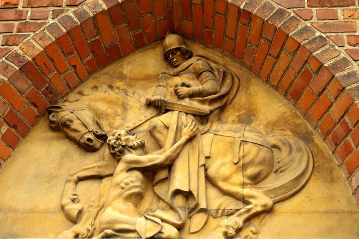 Relief des heiligen Martin