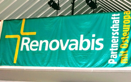 Banner der Renovabis-Aktion