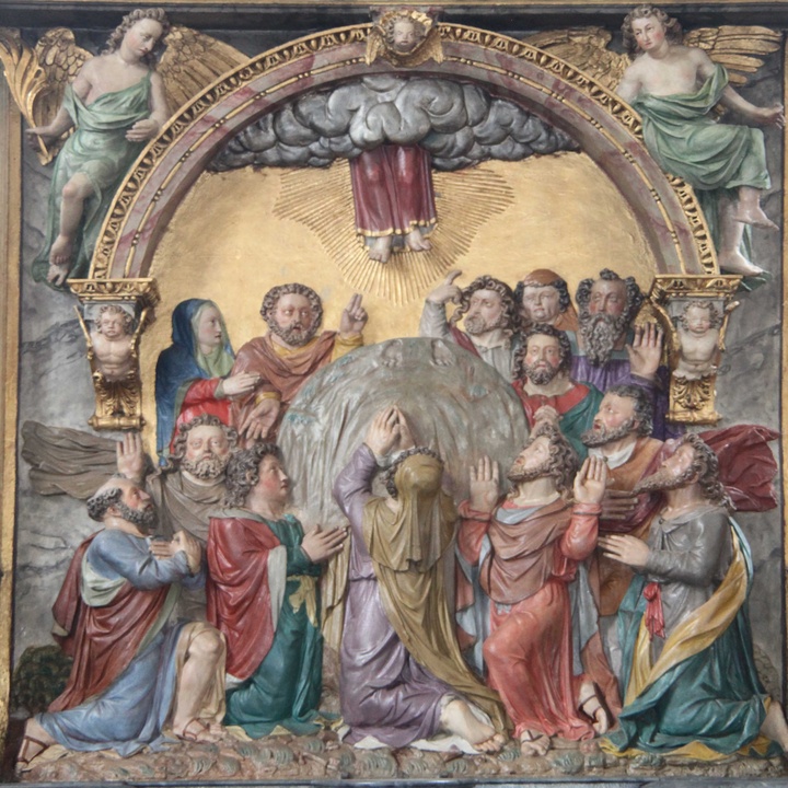 Darstellung der Himmelfahrt Christi in Darstadt