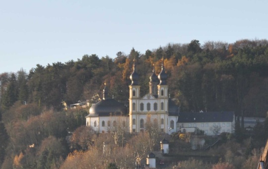 Blick auf das Käppele in Würzburg