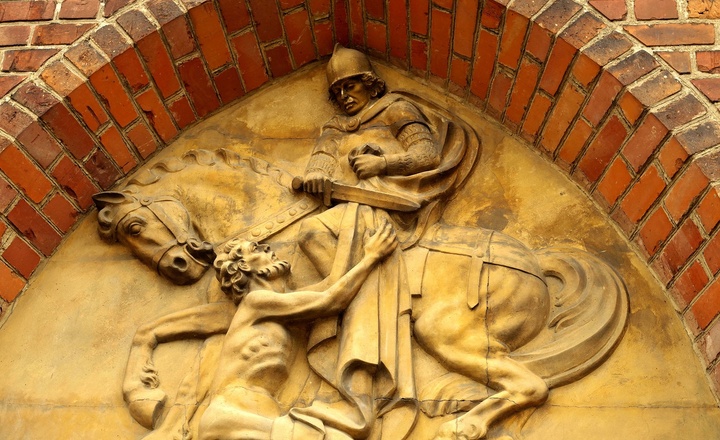 Relief des heiligen Martin