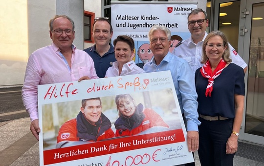 10.000 Euro Spende für Malteser