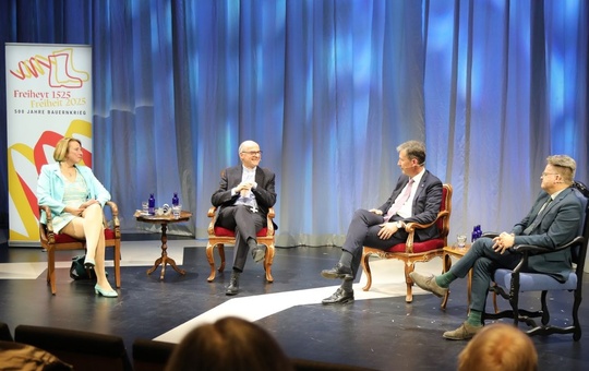 Podiumsdiskussion in Würzburg zum 500 Jahre Bauernkrieg