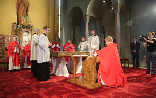 Missionare von Mariannhill feiern Gottesdienst 