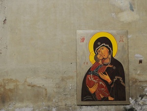 Ikone der Muttergottes mit Jesuskind